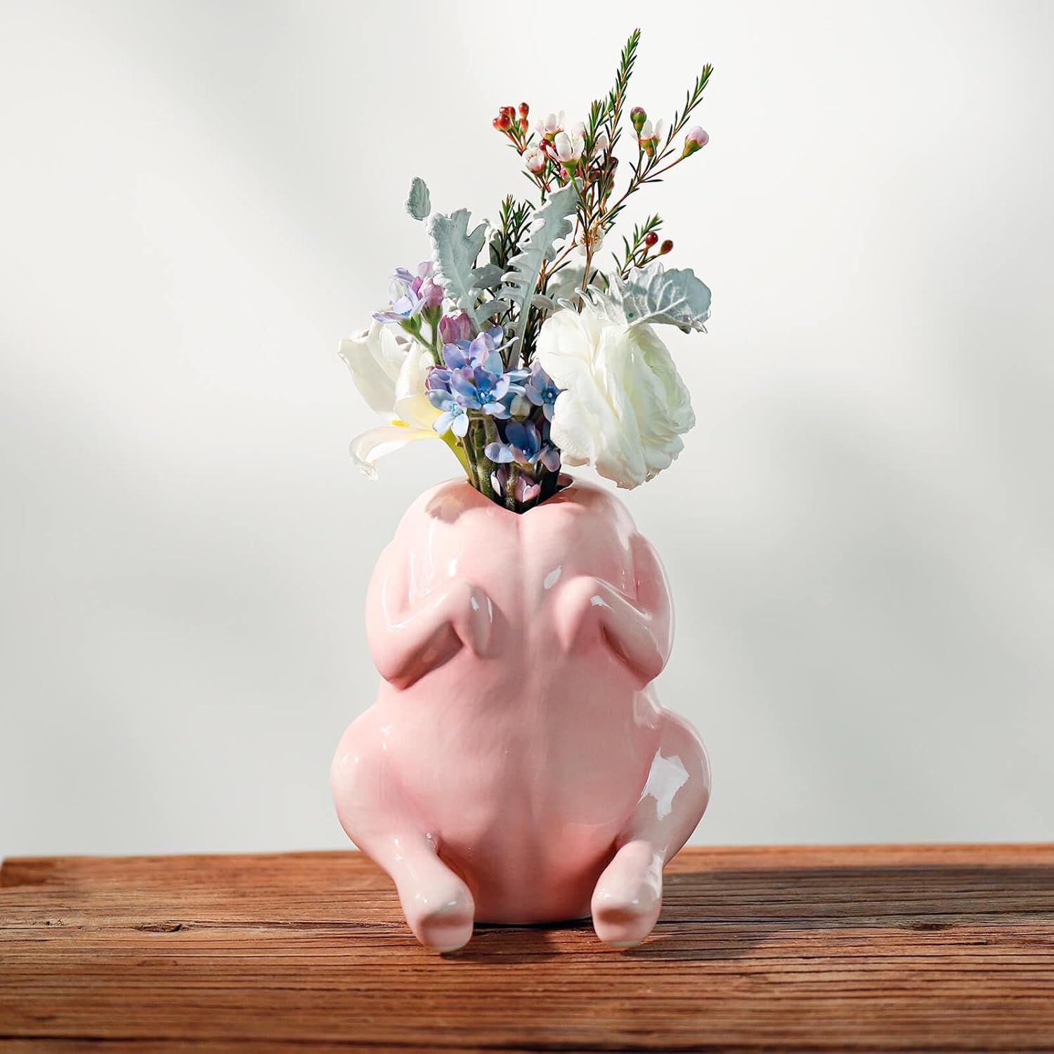 Plucked Turkey Vase - Photo 2